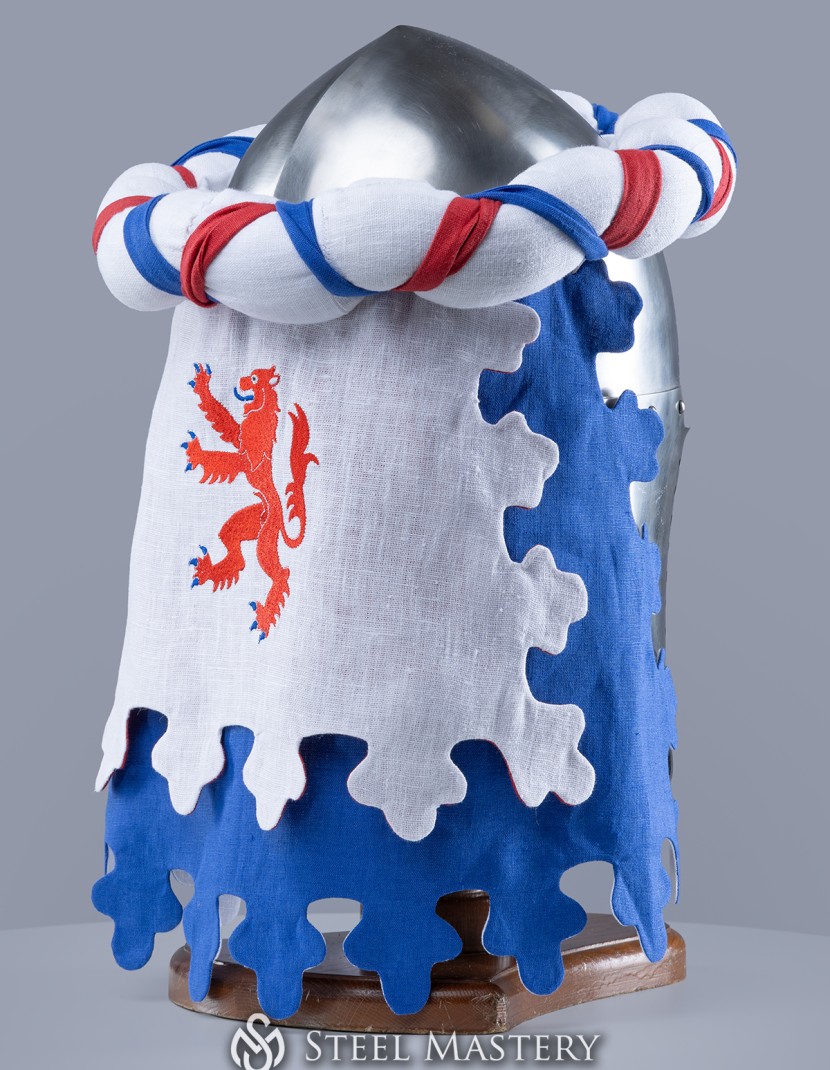 Heraldic Torse & Leaf-Cut Mantling photo made by Steel-mastery.com