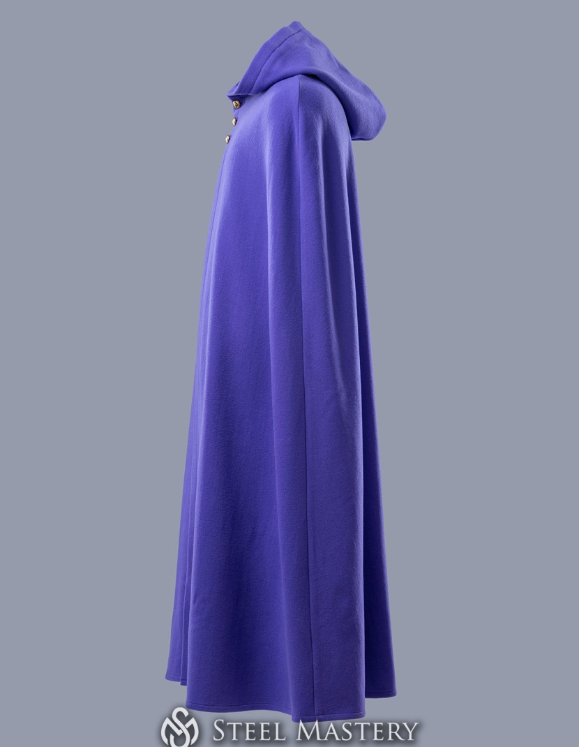 Woolen cloak with hood photo made by Steel-mastery.com