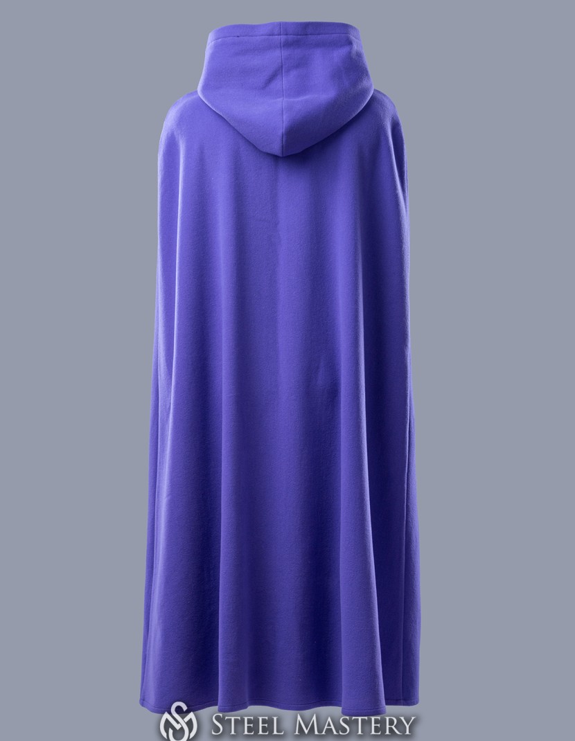 Woolen cloak with hood photo made by Steel-mastery.com