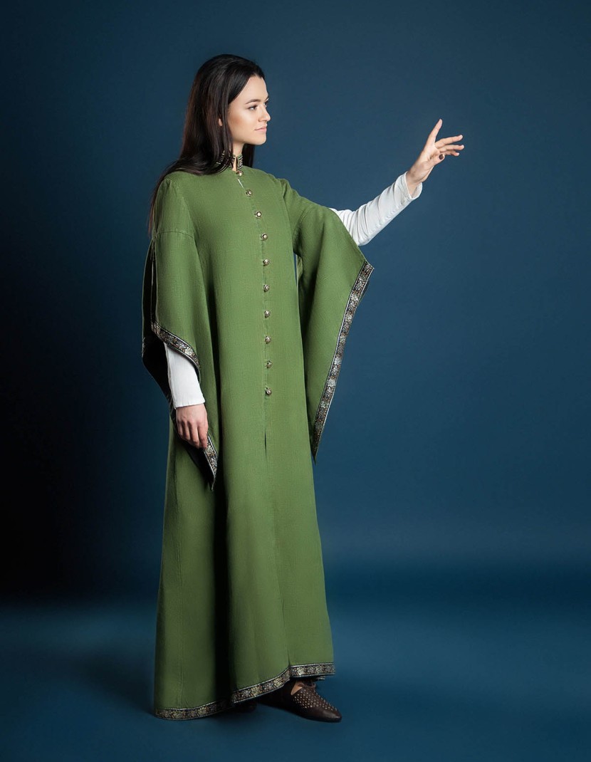 Long coat with wide sleeves  photo made by Steel-mastery.com