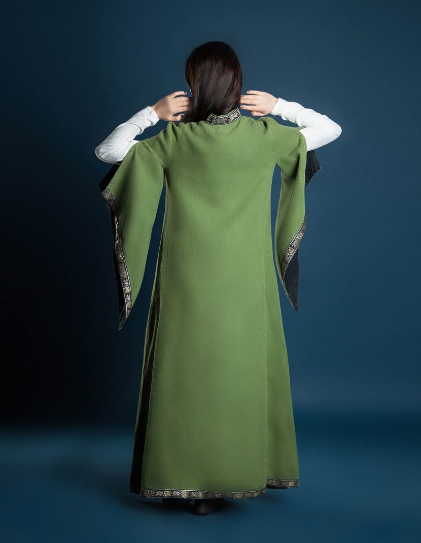 Long coat with wide sleeves  photo made by Steel-mastery.com