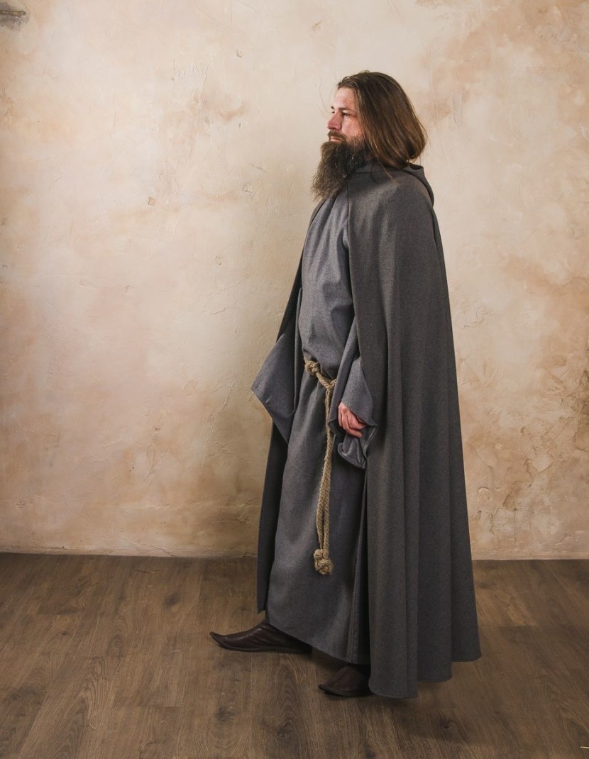 Cloak with hood, a part of fantasy-style costume  photo made by Steel-mastery.com