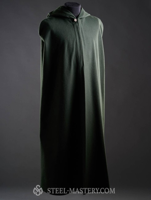 Medieval cloak with hood