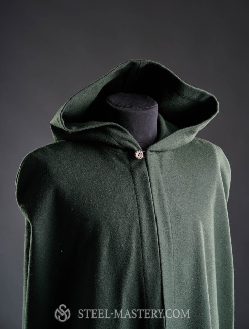 Medieval cloak with hood