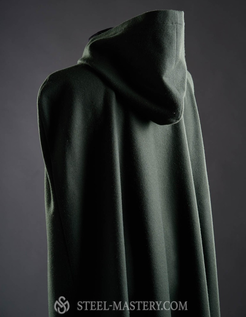 Medieval cloak with hood photo made by Steel-mastery.com
