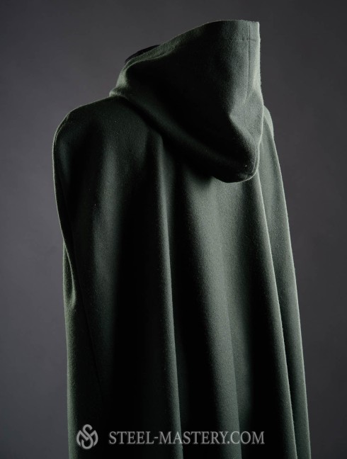 Medieval cloak with hood