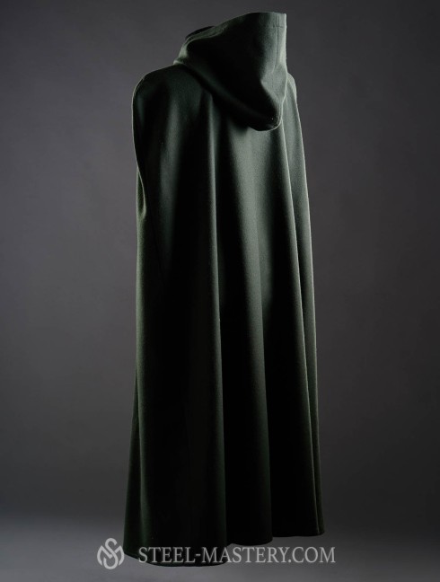Medieval cloak with hood