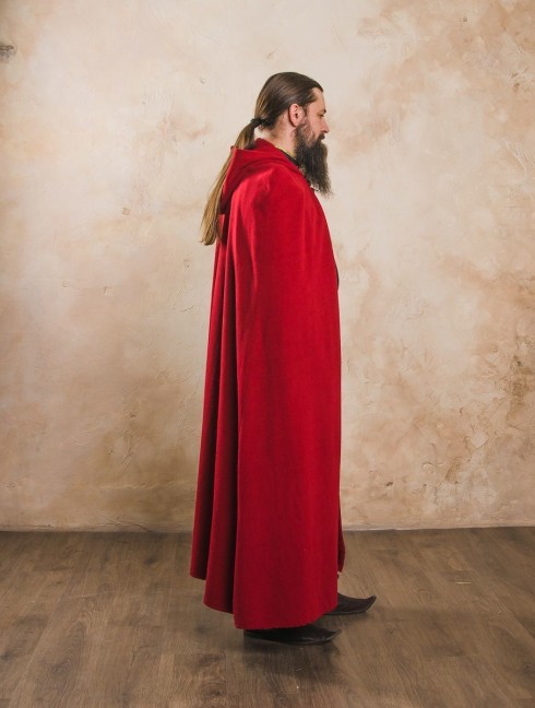 Medieval cloak with hood