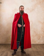 Medieval cloak with hood
