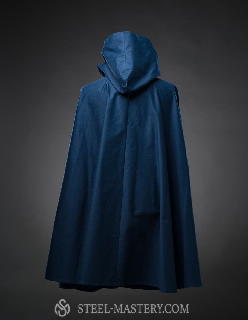 Cloak with hood, a part of fantasy-style Hobbit costume  photo made by Steel-mastery.com
