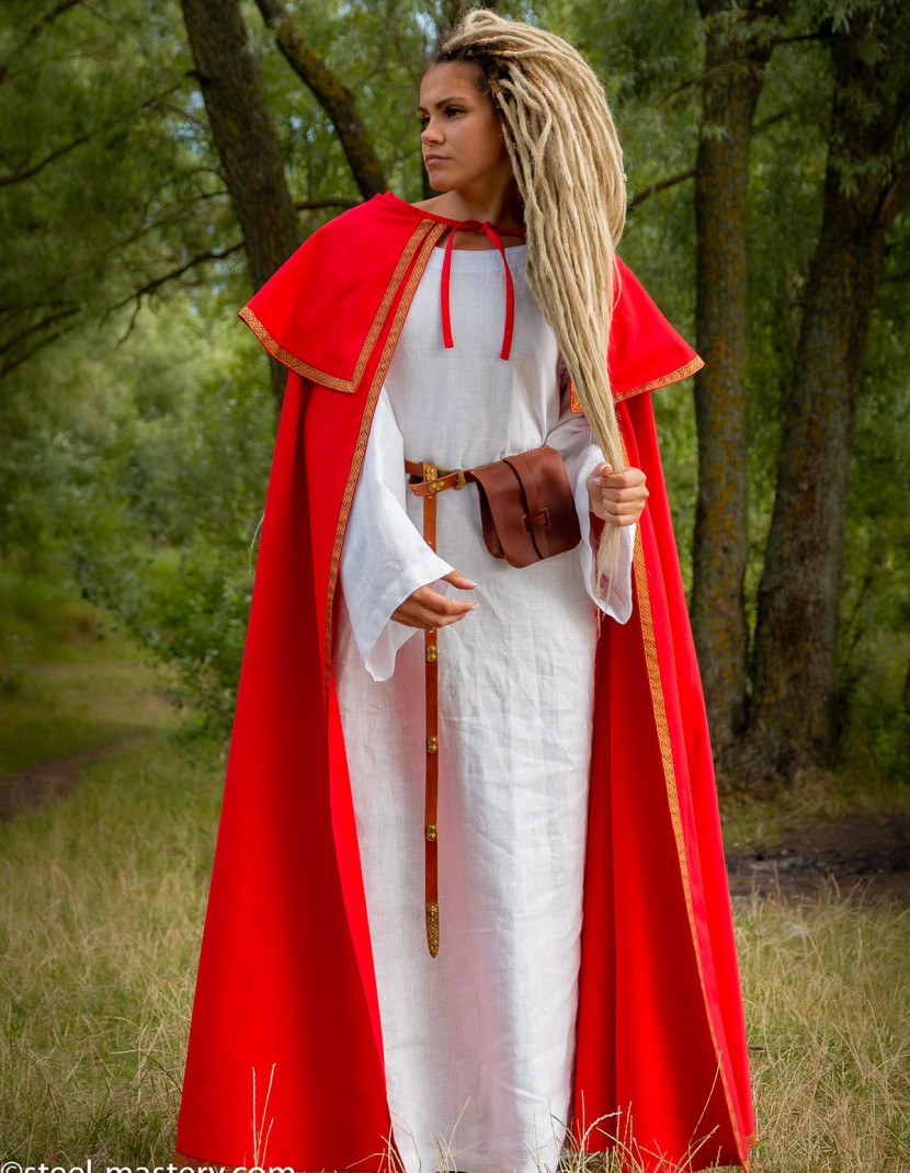 “VIKING STYLE” CLOAK WITH PELERINE photo made by Steel-mastery.com