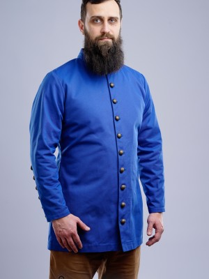 Medieval cotardie with stand-up collar