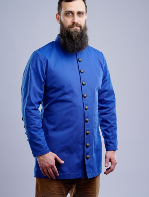 Medieval cotardie with stand-up collar