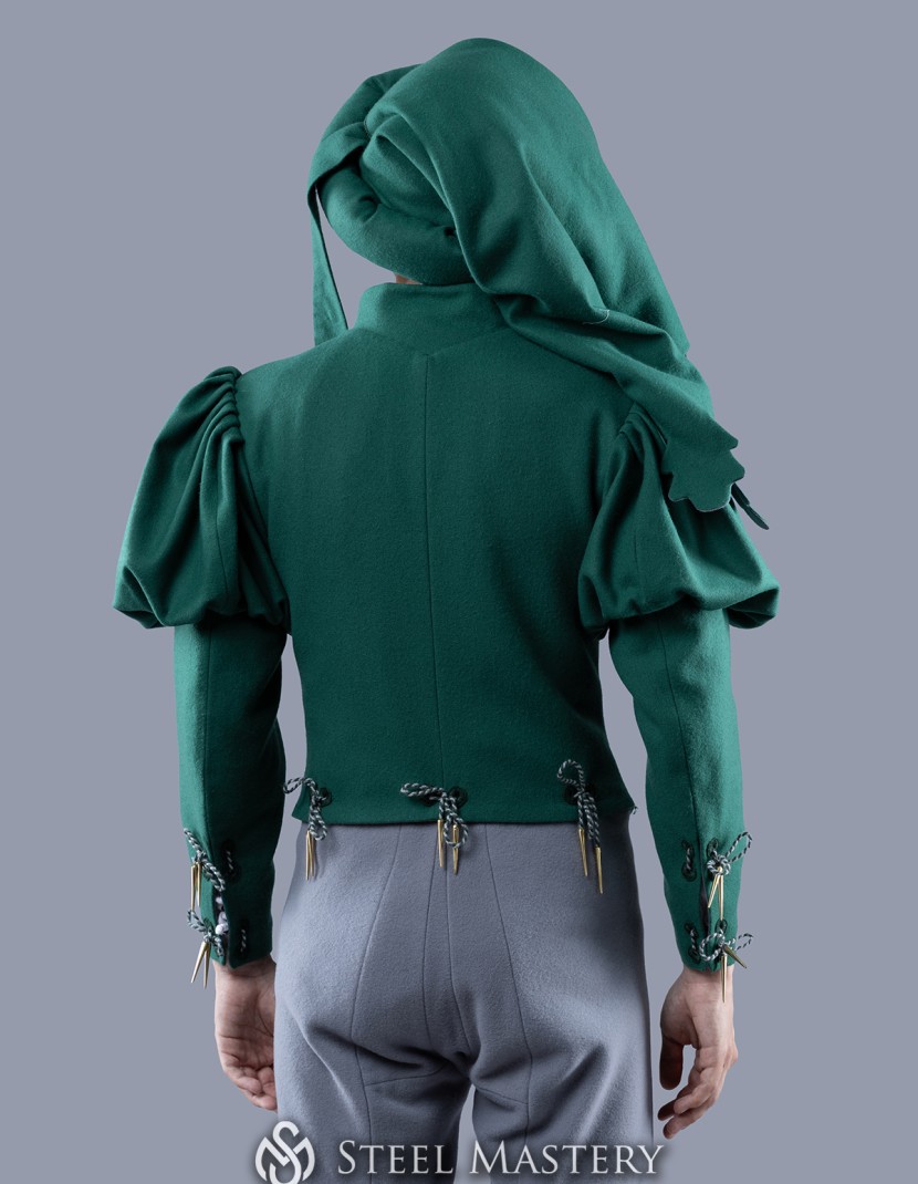 Burgundian men s suit, XV century photo made by Steel-mastery.com