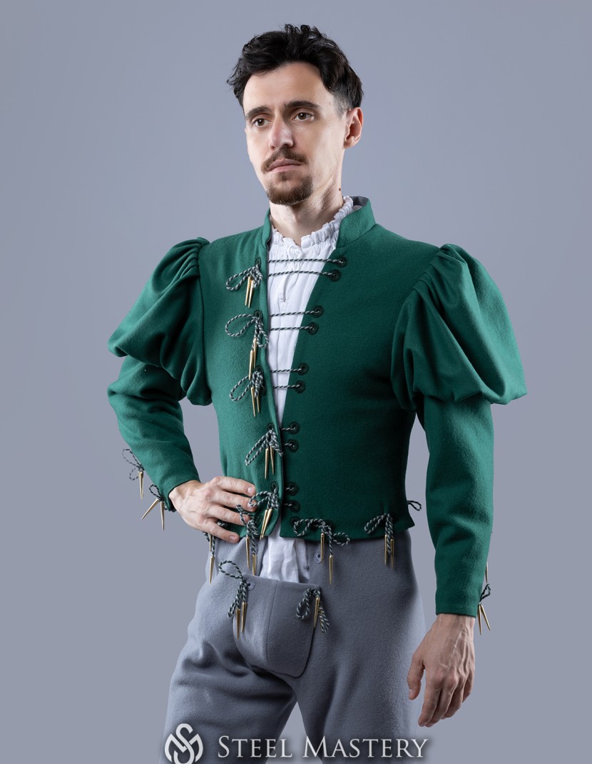 Burgundian men s suit, XV century photo made by Steel-mastery.com