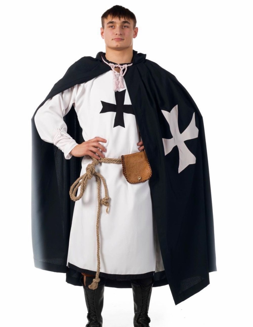 Costume of Hospitaller Order knight or Maltese knight photo made by Steel-mastery.com