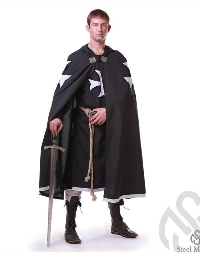 Costume of Hospitaller Order knight or Maltese knight photo made by Steel-mastery.com