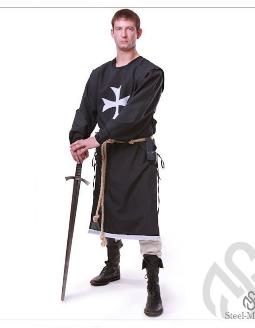 Costume of Hospitaller Order knight or Maltese knight photo made by Steel-mastery.com