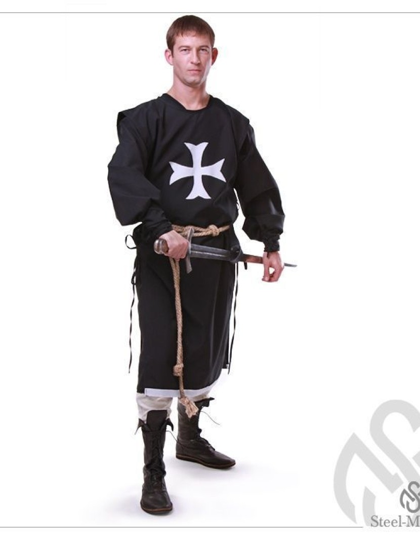 Costume of Hospitaller Order knight or Maltese knight photo made by Steel-mastery.com