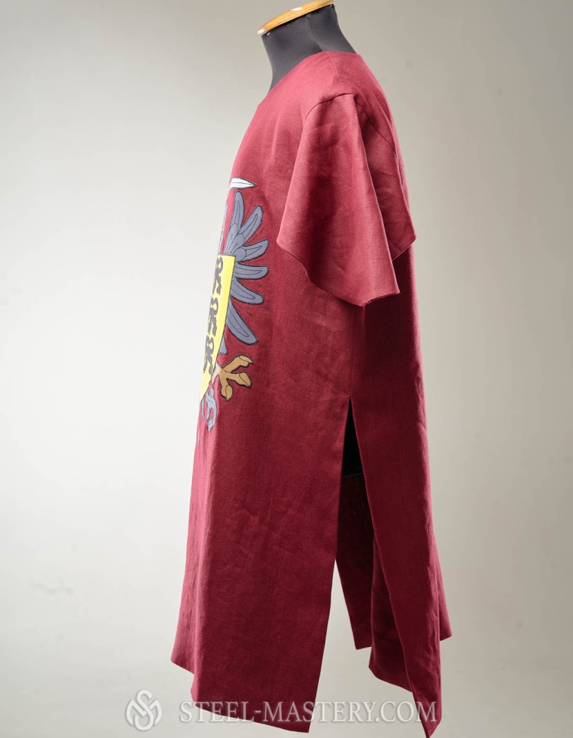 Coat of arms (tabard) with your emblem photo made by Steel-mastery.com