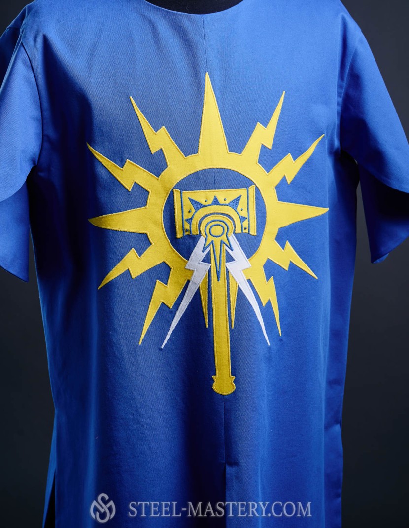 Coat of arms (tabard) with your emblem photo made by Steel-mastery.com
