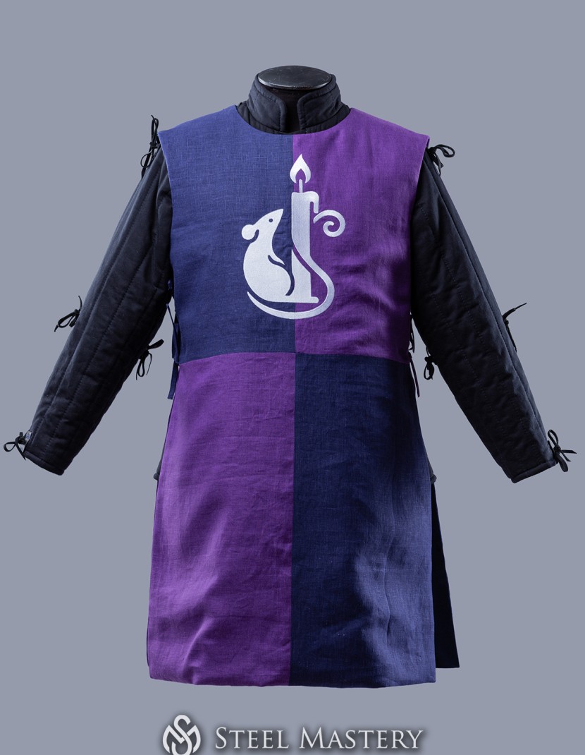 Coat of arms (tabard) with your emblem photo made by Steel-mastery.com