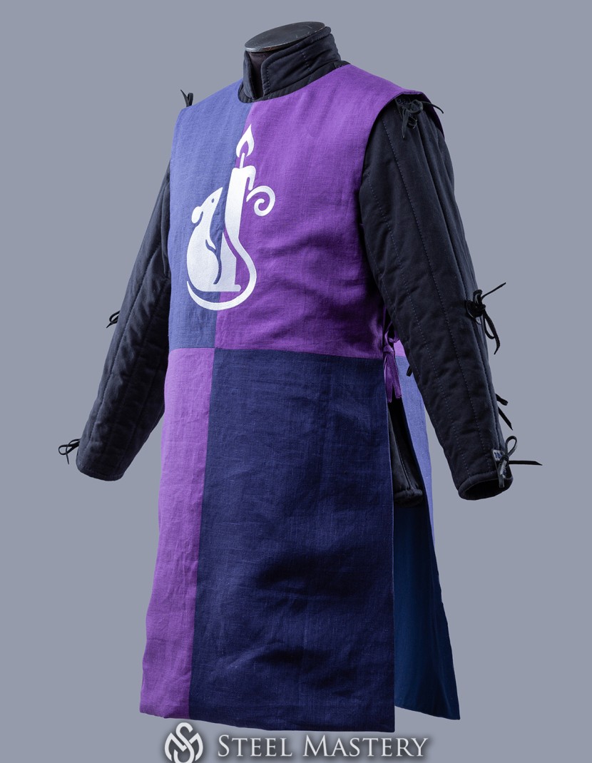 Coat of arms (tabard) with your emblem photo made by Steel-mastery.com