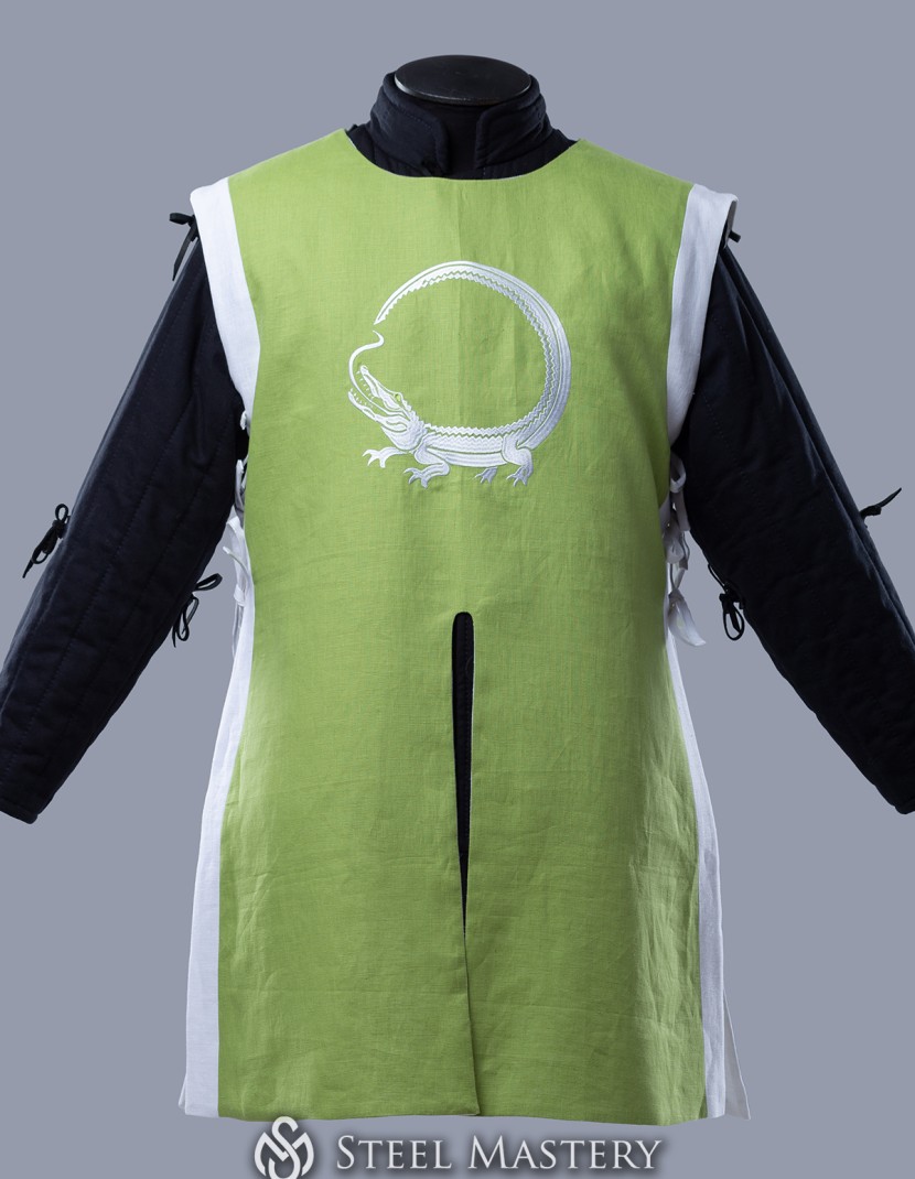 Coat of arms (tabard) with your emblem photo made by Steel-mastery.com