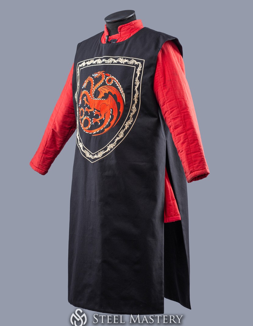 Coat of arms (tabard) with your emblem photo made by Steel-mastery.com