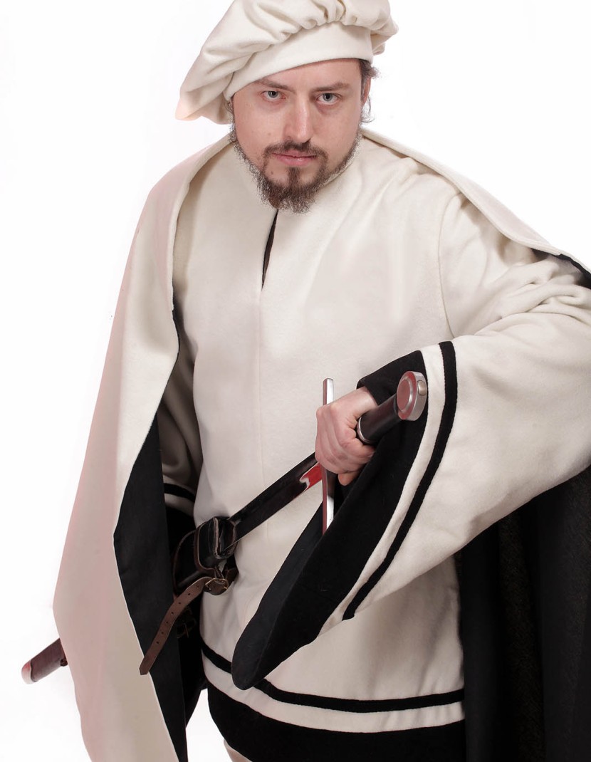 Costume of knight, XIV century photo made by Steel-mastery.com