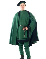 Costume of knight, XIV century