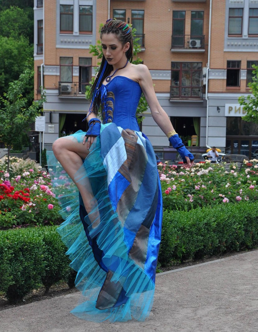 Corset Blue pirate photo made by Steel-mastery.com