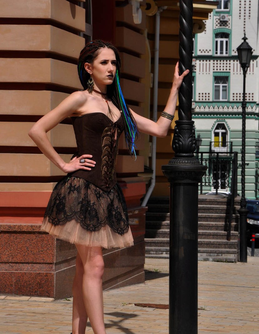 Corset Brown Pirate photo made by Steel-mastery.com