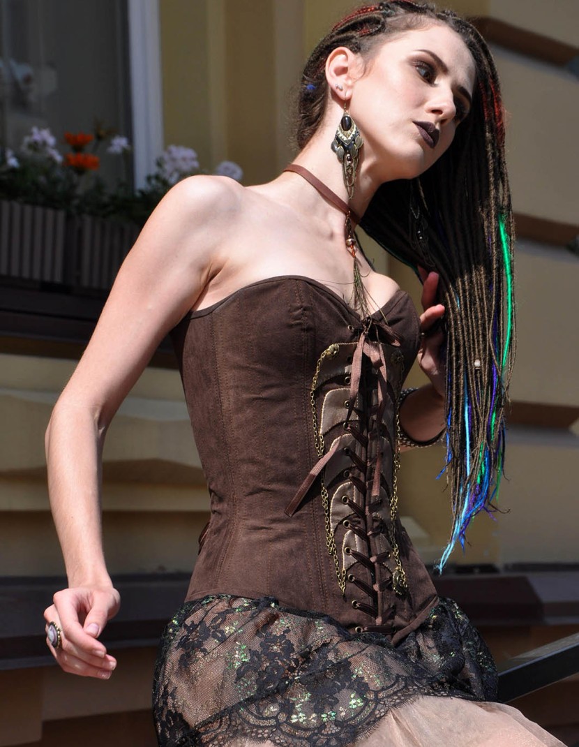 Corset Brown Pirate photo made by Steel-mastery.com