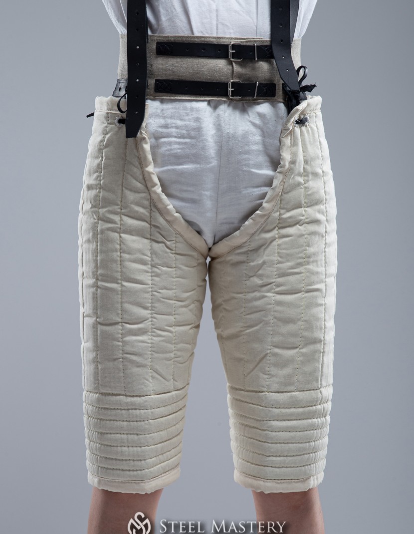 PADDED THIGH PROTECTION/HEMA FENCING PANTS photo made by Steel-mastery.com