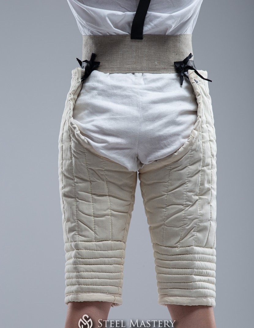 PADDED THIGH PROTECTION/HEMA FENCING PANTS photo made by Steel-mastery.com