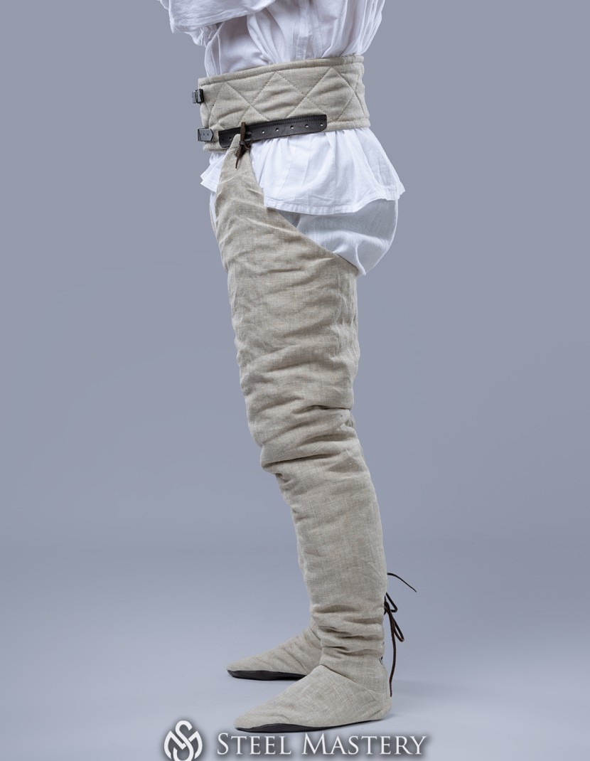 Long Padded Chausses — 13th Century photo made by Steel-mastery.com