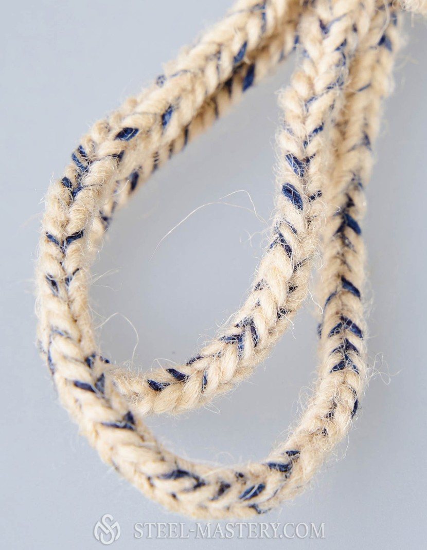 Sand wood lacing cord photo made by Steel-mastery.com