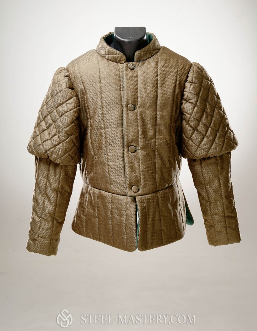 Jacquard Renaissance quilted doublet photo made by Steel-mastery.com