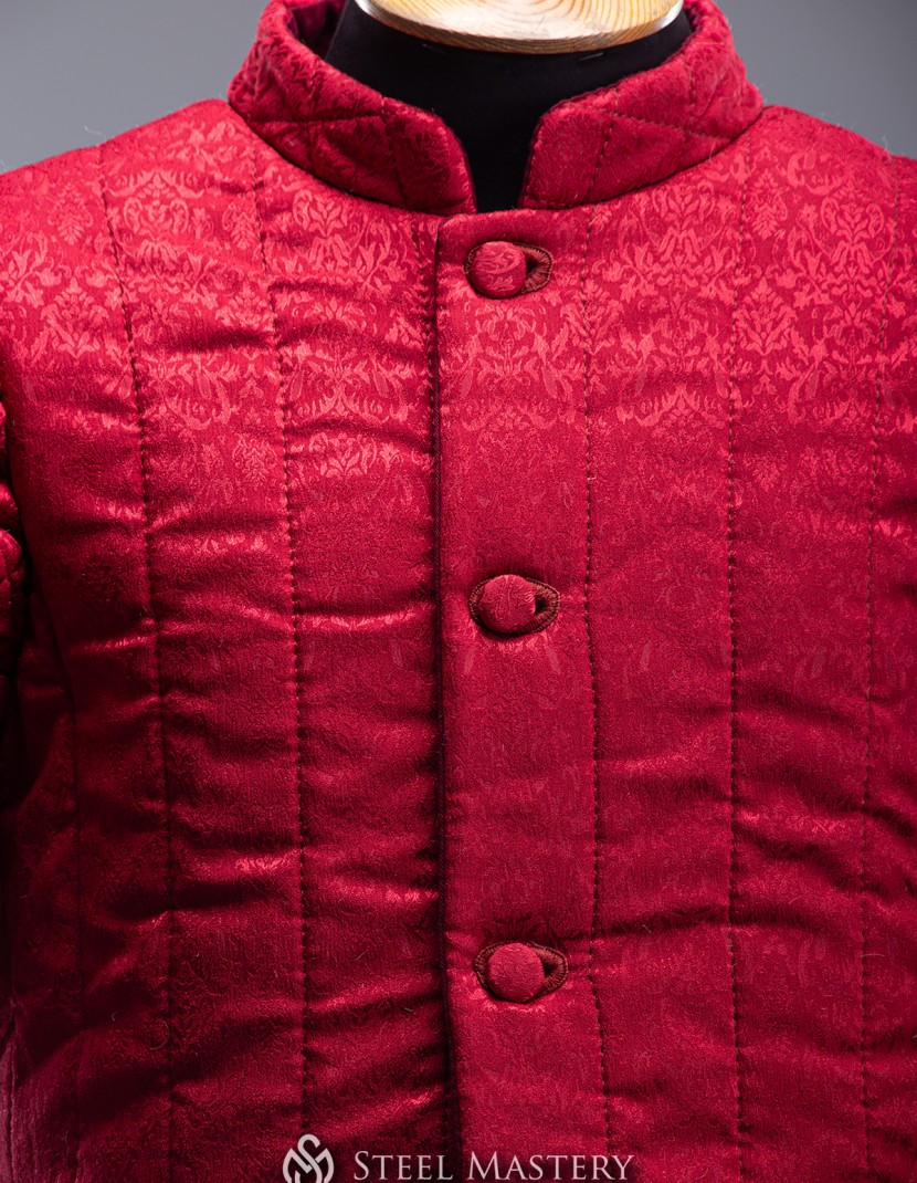 Jacquard Renaissance quilted doublet photo made by Steel-mastery.com