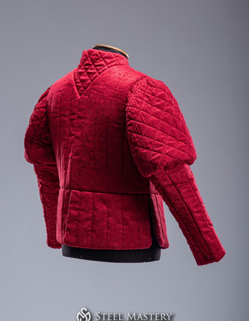 Jacquard Renaissance quilted doublet photo made by Steel-mastery.com