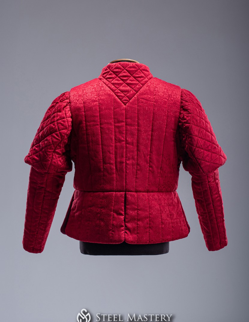 Jacquard Renaissance quilted doublet photo made by Steel-mastery.com