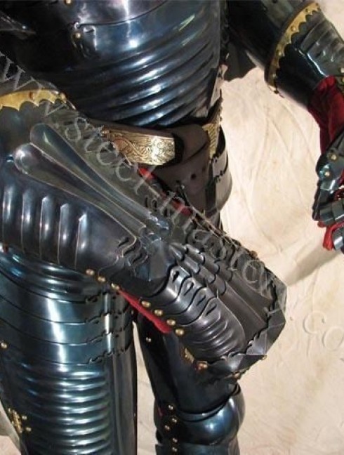 German full plate armour for interior or non-battle actions, 15th century