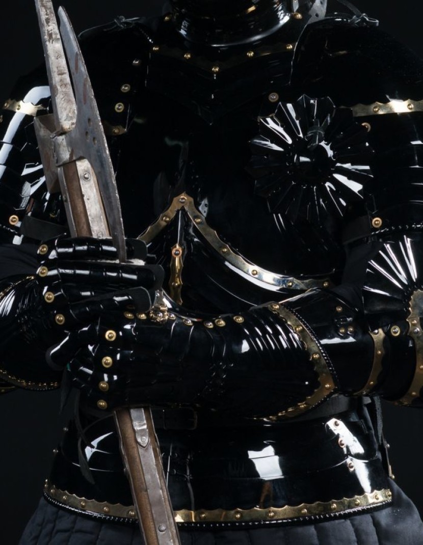 Full-plate Gothic armor, XV century photo made by Steel-mastery.com