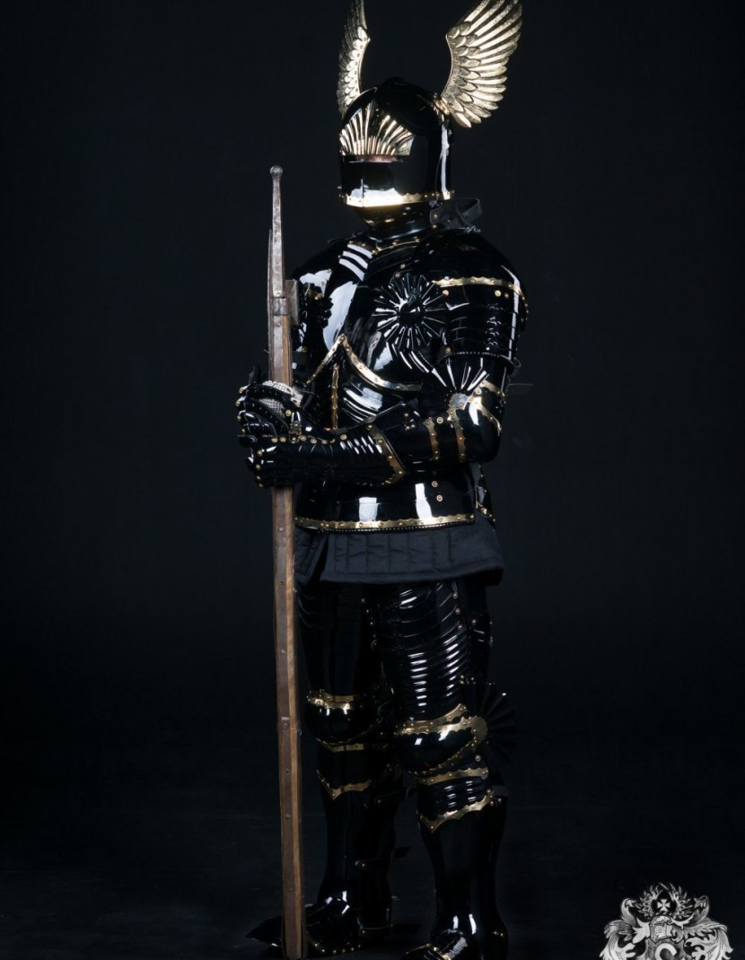 Full-plate Gothic armor, XV century photo made by Steel-mastery.com
