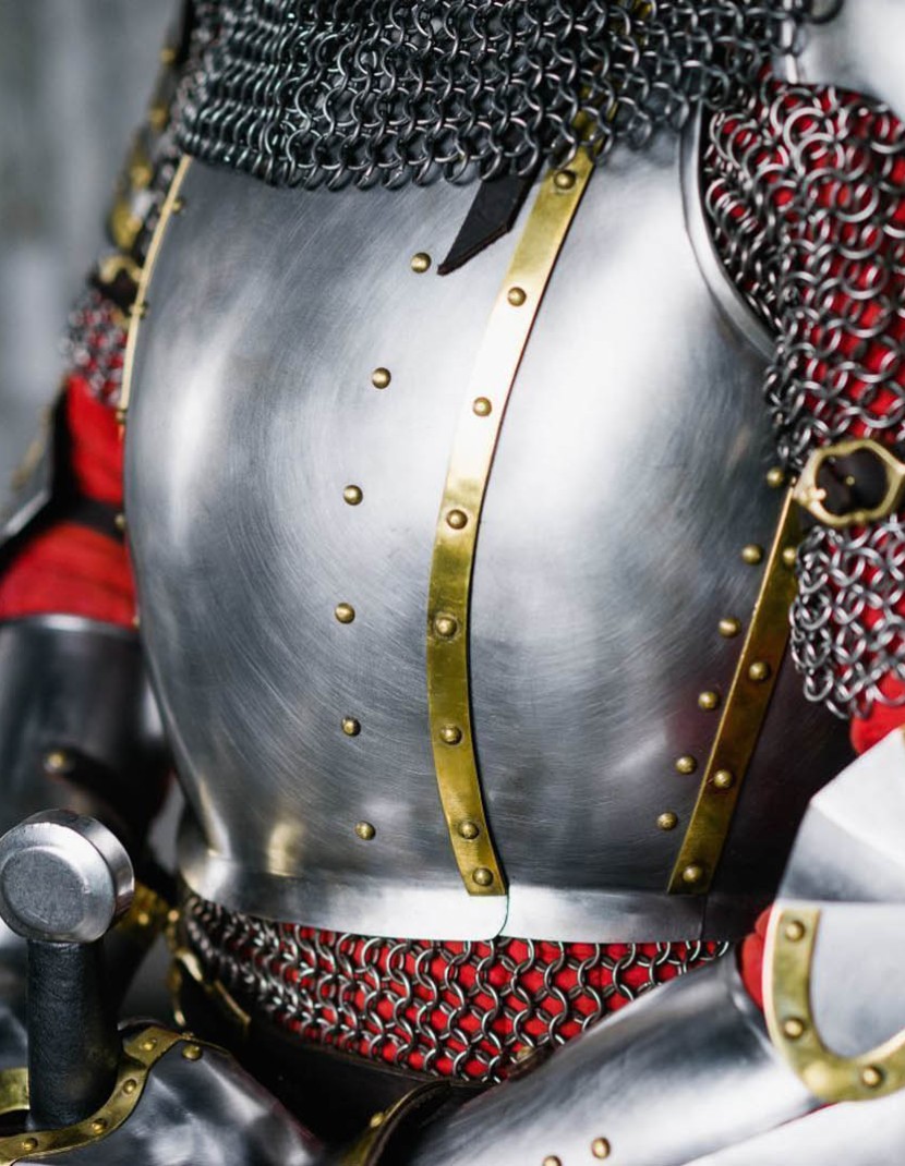 Armour of the XIV century in Churburg style photo made by Steel-mastery.com