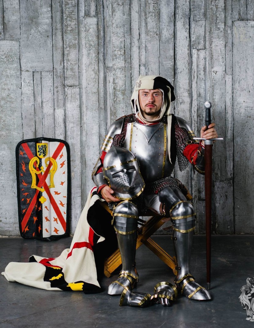 Armour of the XIV century in Churburg style photo made by Steel-mastery.com