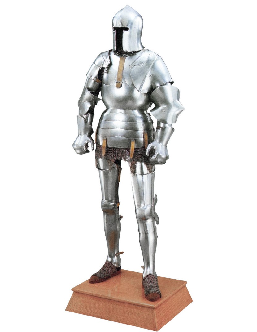 Milan-style full plate armour 1450-1485 years  photo made by Steel-mastery.com