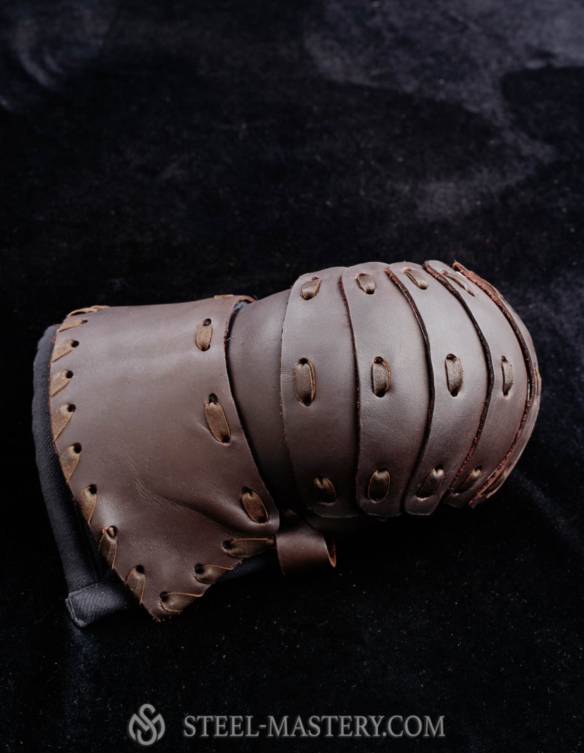 Leather laminar mitten photo made by Steel-mastery.com