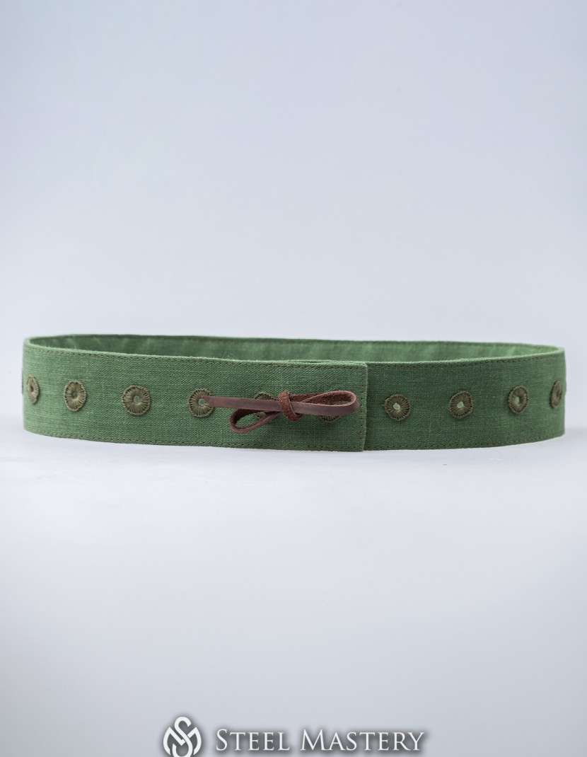 Medieval linen belt XIV-XV cent.  photo made by Steel-mastery.com